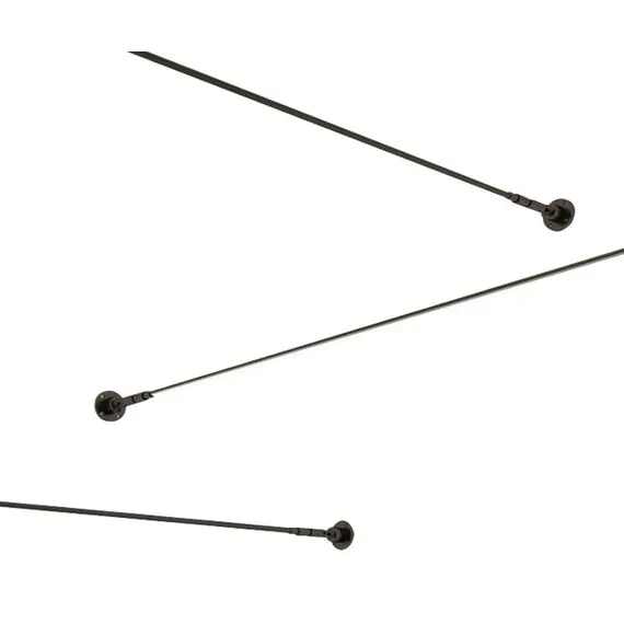 Kink Light 2216-400,19 Струнный светильник Скайлайн комплект 4 метра, Led 40W (4000K) В комплект входит: крепления +Led лента + драйвер + стальной ремень черный жемчуг  + инструмент для установки