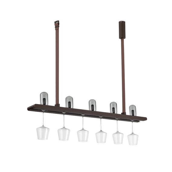 Donolux DL20711WW20W5 Brown Подвес, 20Вт (LED 5x0,5Вт+светодиодная лента 17,5Вт), коричневый