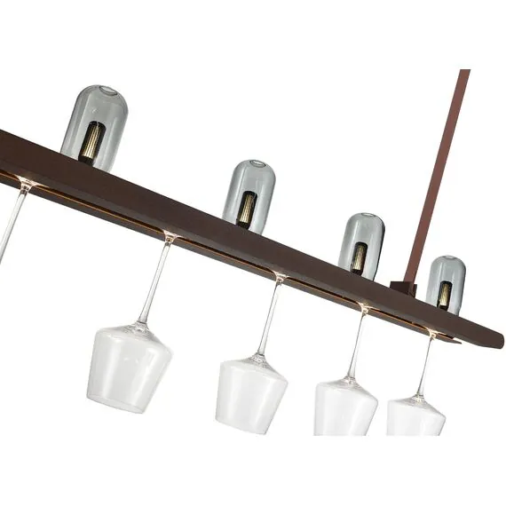 Donolux DL20711WW20W5 Brown Подвес, 20Вт (LED 5x0,5Вт+светодиодная лента 17,5Вт), коричневый, изображение 4