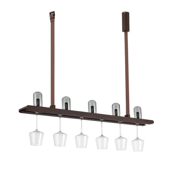 Donolux DL20711WW20W5 Brown Подвес, 20Вт (LED 5x0,5Вт+светодиодная лента 17,5Вт), коричневый, изображение 2