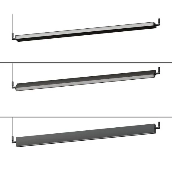 Kink Light 08208-125,19 Подвес Талия черный w125*3,5 h300 Led 50W (4000K), изображение 2