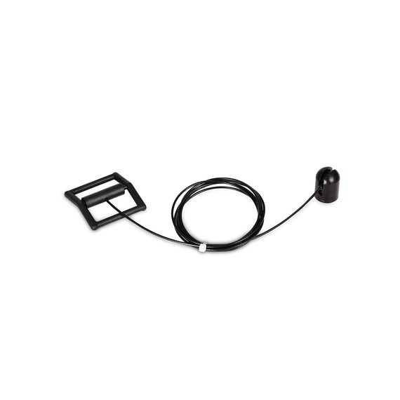 Donolux Suspension Clip Sling Подвесной комплект для токопроводящего ремня Sling System, H1200 мм, черный, изображение 5