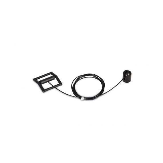 Donolux Suspension Clip Sling Подвесной комплект для токопроводящего ремня Sling System, H1200 мм, черный