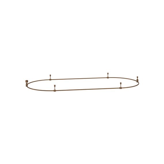 Donolux DL20225OV1800A B.Bronze Donolux Magnet Modular System «CODE 1.2», D800xL1800хH95 мм, DC24V, овальное основание для модульных, изображение 3