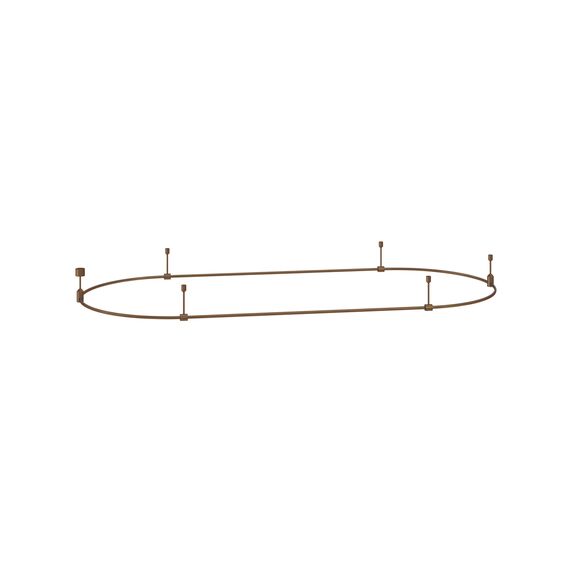 Donolux DL20225OV1800B B.Bronze Donolux Magnet Modular System «CODE 1.2», D800xL1800хH135 мм, DC24V, овальное основание для модульны, изображение 3