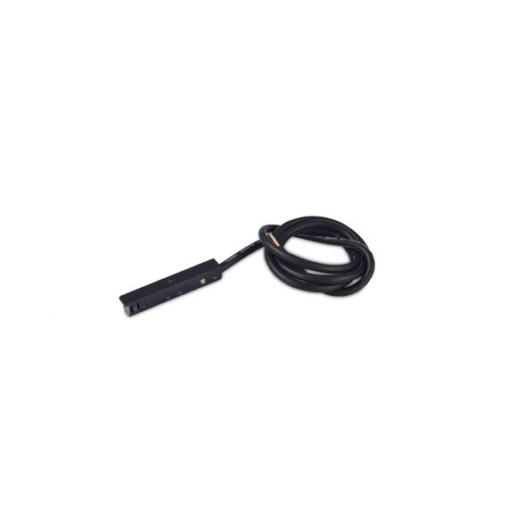 Donolux Power connector DLS B Адаптер с подводом питания для подвесного/накладного/встраиваемого шинопровода, L1079*W11*H14 мм, черный