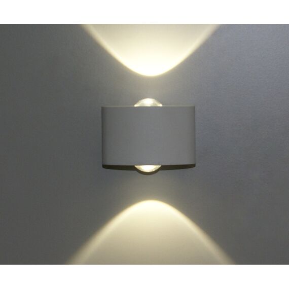 Kink Light 08571,01 Подсветка Элеон белый w8*4,5 h5 Led 2W (4000K) IP65, изображение 2