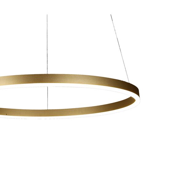 Kink Light 08214,33P(3000K) Подвес Тор матовое золото d80 h150 Led 50W (3000K) 2 типа крепления, изображение 2