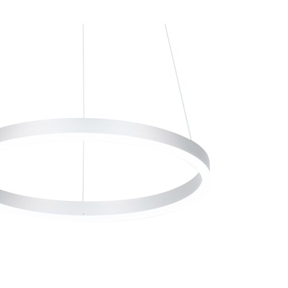 Kink Light 08212,01A(4000K) Подвес Тор белый d40 h150 Led 23W (4000K) 2 типа крепления, изображение 2