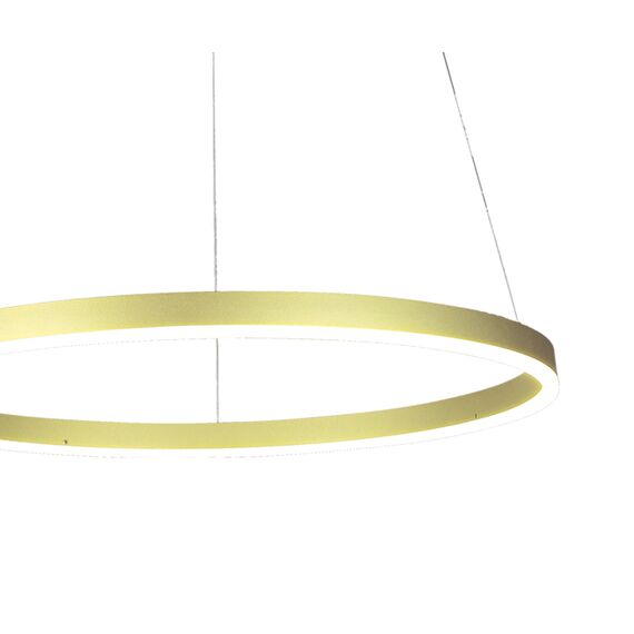 Kink Light 08214,32P(3000K) Подвес Тор светлое матовое золото d80 h150 Led 50W (3000K) 2 типа крепления, изображение 2