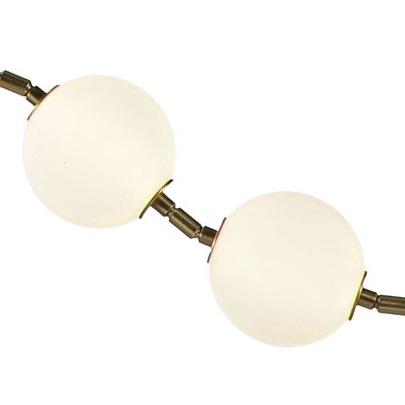 Kink Light 07623-10A,20 Подвес Стин бронза, плафоны белые w130*20 h100 Led 10*6W (4000К), изображение 2