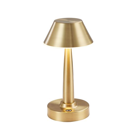 Kink Light 07064-B,20 Автономная настольная лампа диммируемая Снорк бронза d12 h25 Led 6W (3200K) автономная работа при средней яркости - 8 часов., изображение 3