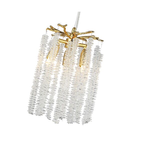 Kink Light 07871-20D,33 Люстра Шанти золото d20 h200 G9 3*7W, изображение 3