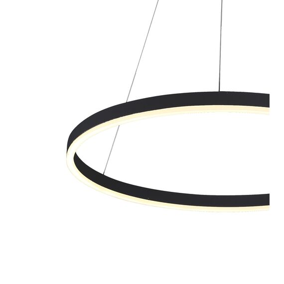 Kink Light 08212,19A(3000K) Подвесной светильник ТОР черный d40 h150 Led 24W (3000K) 2 типа крепления, изображение 4