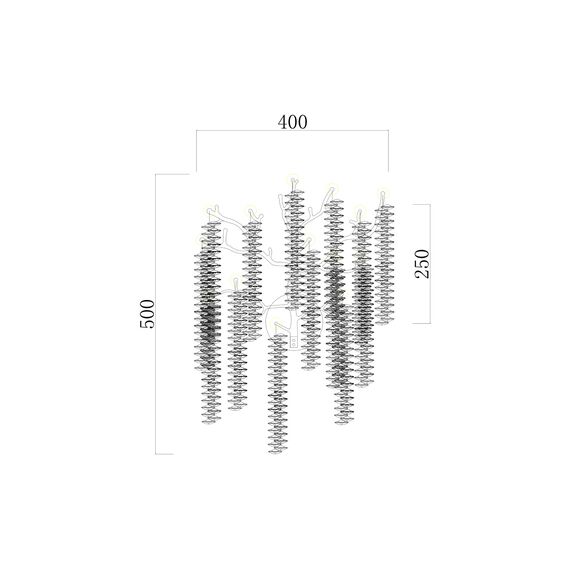 Kink Light 07871D,33 Светильник Шанти золото w40*15  h50 G9 3*7W, изображение 3