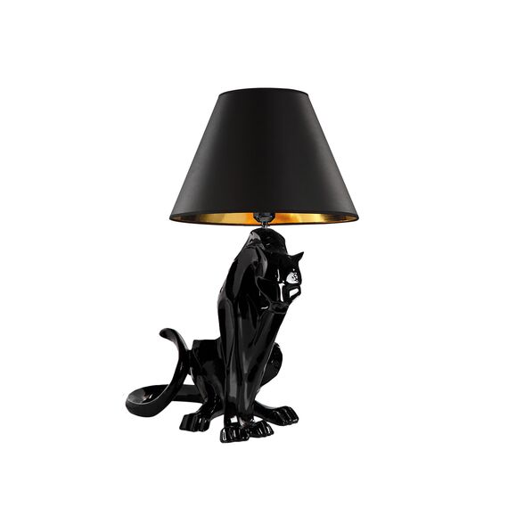 Kink Light 7041-1,19 Настольная лампа Леопард черный w60*40 h70 E27 1*40w
