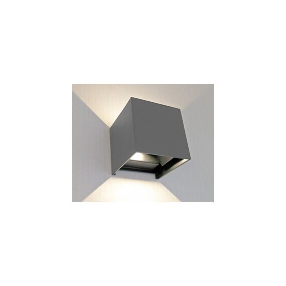 Kink Light 08585,16(3000K) Светильник Куб темно-серый w10*10 h10 Led 6W (3000K) IP65