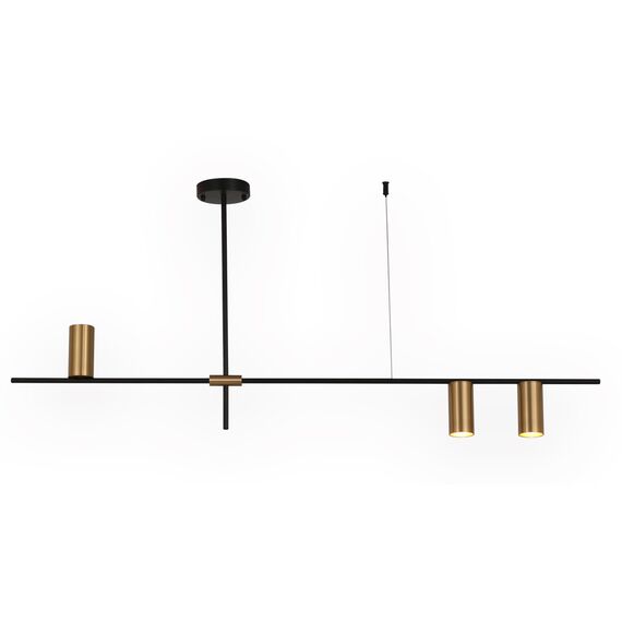 Kink Light 07621-3,20 Люстра Рия черный/бронза w126*6 h85/55/45 GU10 3*10W