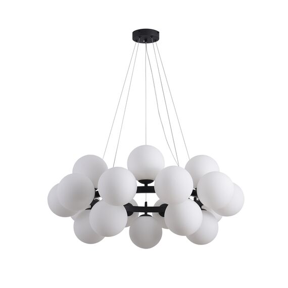 Kink Light 07508-20,19 Люстра Сида черный d86 h120 E14 20*10W