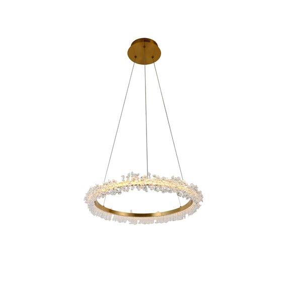 Kink Light 08242,36A Подвес Лаура латунь d40 h150 Led 20W (3000K)
