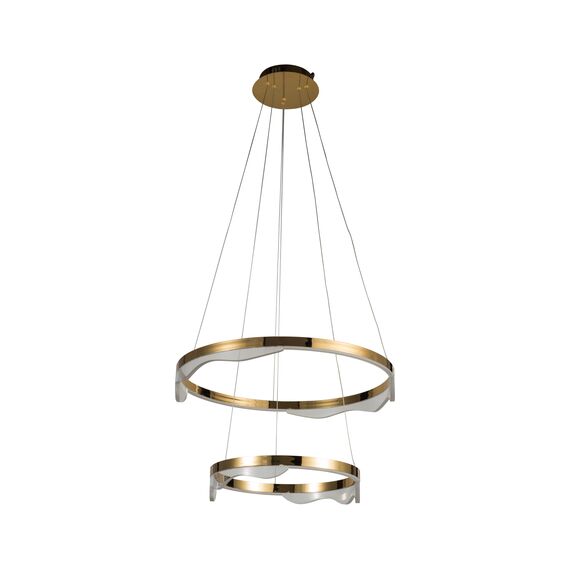 Kink Light 08263-60+40,36 Подвес Кастела латунь d60+40 h150 Led 60W (3000K)