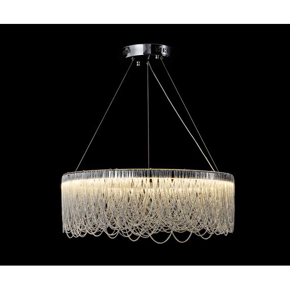 Kink Light 07671-60,02 Люстра Рикси хром d60 h142 Led 48W (3000K-6000K)
