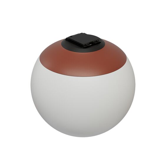 Kink Light 6424-2,06 Трековый однофазный светодиодный светильник Сатори терракотовый d15 h14,5 Led 12W (4000K)