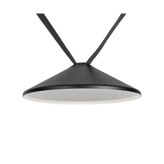 Kink Light 6425-1,19 Трековый однофазный светодиодный светильник Сатори черный d32 h9,2 Led 15W (4000K)