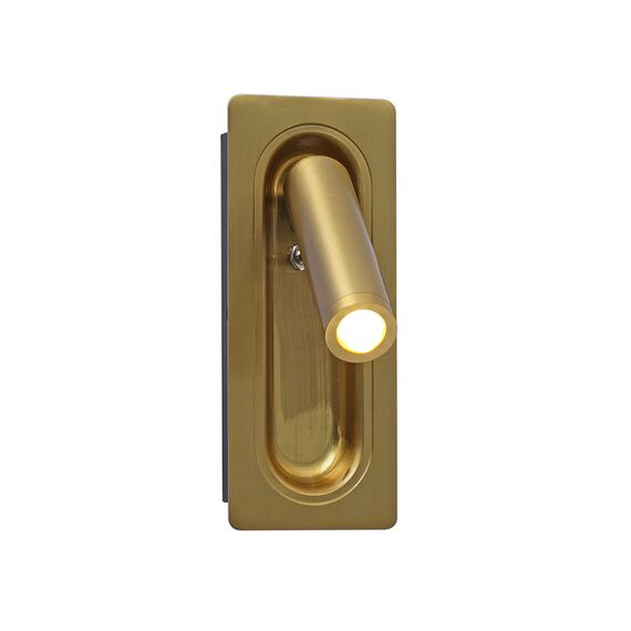 Kink Light 08071M,20 Бра встраиваемое Ризи бронза w7*3 h17Led 3W (3000K)