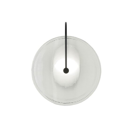 Kink Light 08438-2,19(21) Настенный светильник Мелисса черный/прозрачный d25 h30 Led 8W (4000K)