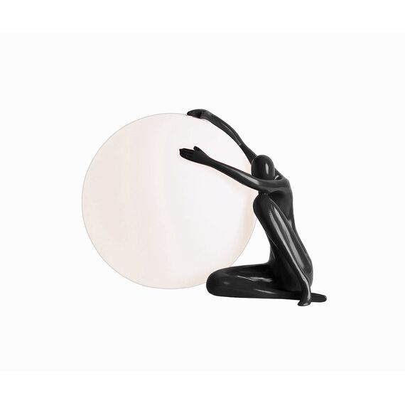 Kink Light 07635-1T,19 Настольная лампа Полли черный w35*25 h23 E27 1*40w