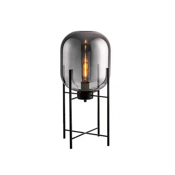 Kink Light 07708-1F,19(16) Торшер Лорейн черный/серый d38 h100 E27 1*40W комплект состоит из 2х коробок