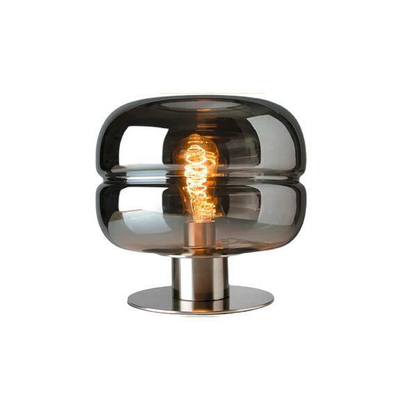 Kink Light 07720-T,02(16) Настольная лампа Лаваль хром/серый d28 h30 E27 1*40W