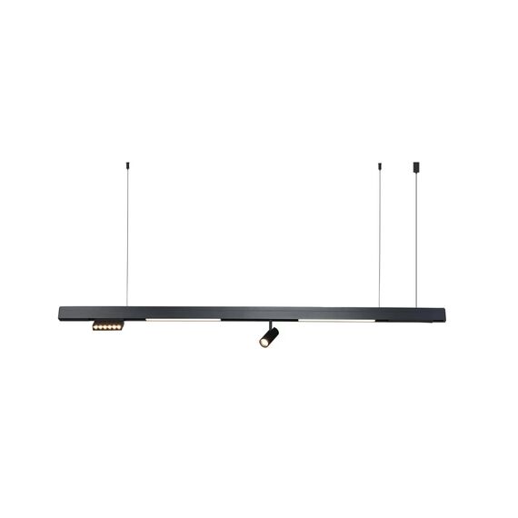 Kink Light 07617A,19 Подвес Лайви черный w150*2,5 h150 высота корпуса h5 Led 34W (4000K)