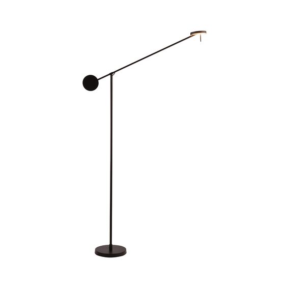 Kink Light 09440-F,19(3000K) Торшер Некси черный d23 L91 h125 Led 8W (3000K)