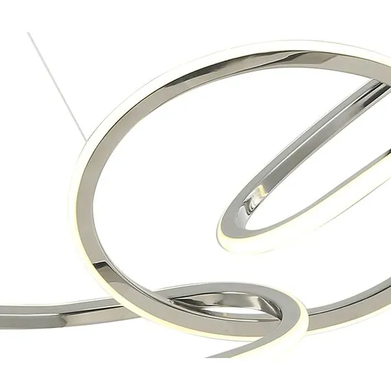 Kink Light 07609-5AL,02 Подвес Сена хром w120*25(размер колец w28*25) h120 Led 45W (4000K), изображение 3