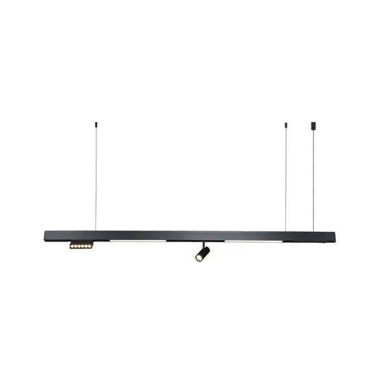 Kink Light 07617A,19 Подвес Лайви черный w150*2,5 h150 высота корпуса h5 Led 34W (4000K)