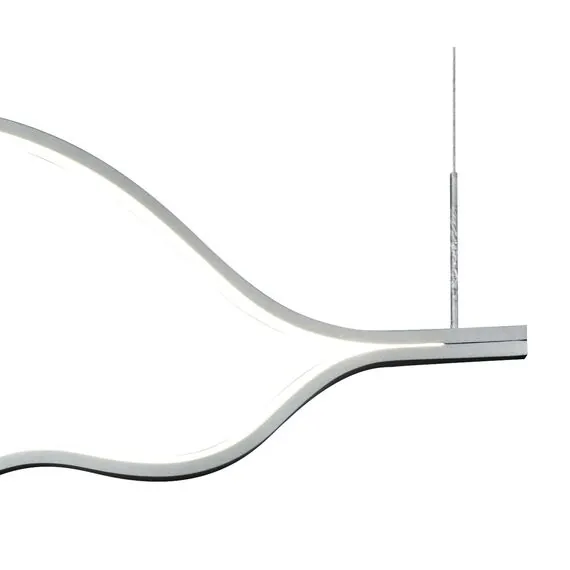 Kink Light 08258-120,16P Подвес Линн серебро w123*3 h200 Led 45W (4000K), изображение 3