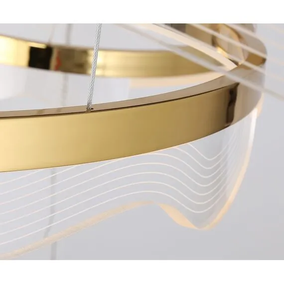Kink Light 08263,36P Подвес Кастела диммируемый латунь w133.5*95(80+60+40)  h150 Led 100W (3000K), изображение 4