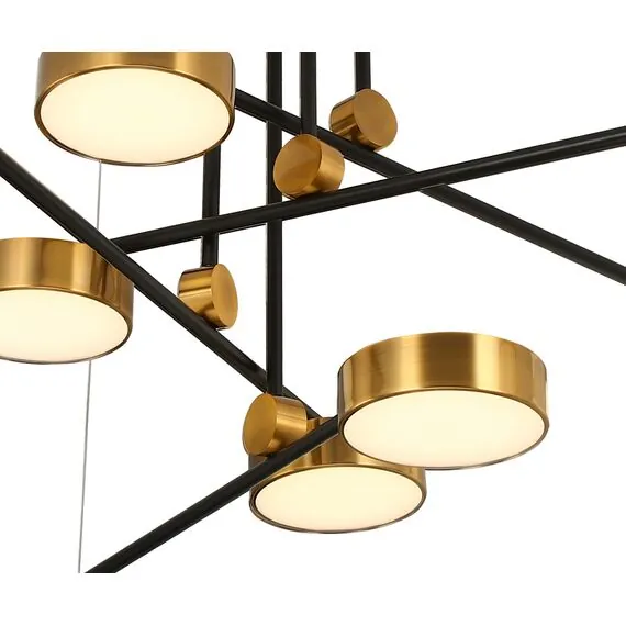 Kink Light 07647-6,20(4000k) Люстра Рапис бронза w150*150 h55 Led 6*16W (4000К), изображение 2