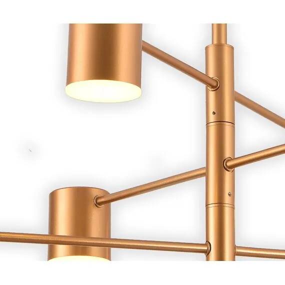 Kink Light 07650-6,33(3000K) Люстра Мекли золото d90 h78 Led 3*6w+3*8w (3000K), изображение 4
