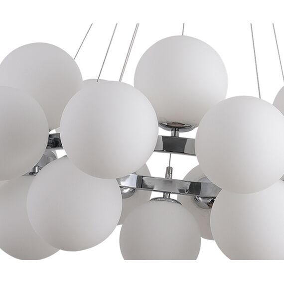 Kink Light 07508-20,02 Люстра Сида хром d86 h120 E14 20*10W, изображение 2