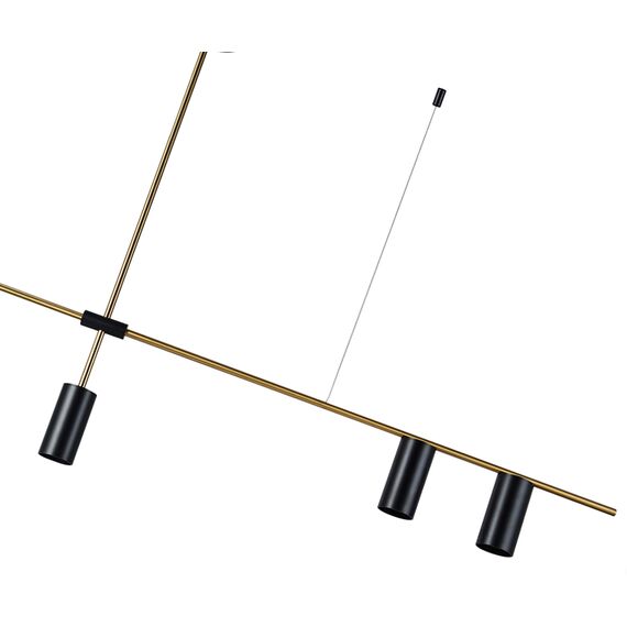 Kink Light 07621-4,19(20) Люстра Рия черный/бронза w126*6 h96/66/56 GU10 4*10W, изображение 2