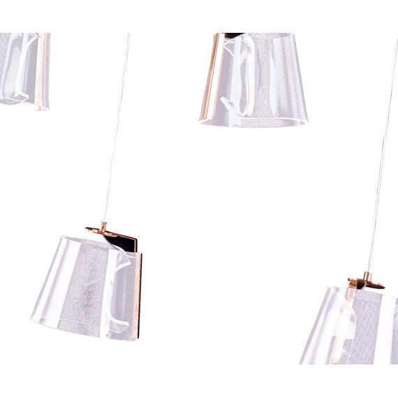 Kink Light 08044-5AS,37 Подвес Люцерна французское золото w111*16 h150 Led 35W (3000K), изображение 2
