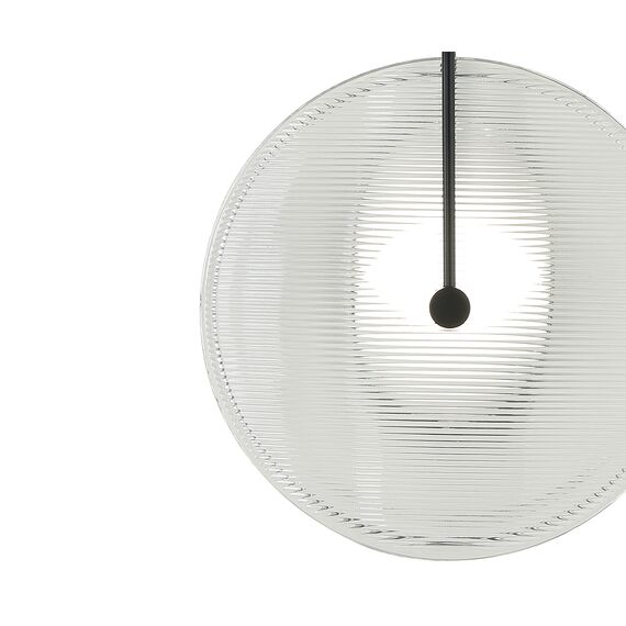Kink Light 08438-2,19(21) Настенный светильник Мелисса черный/прозрачный d25 h30 Led 8W (4000K), изображение 2