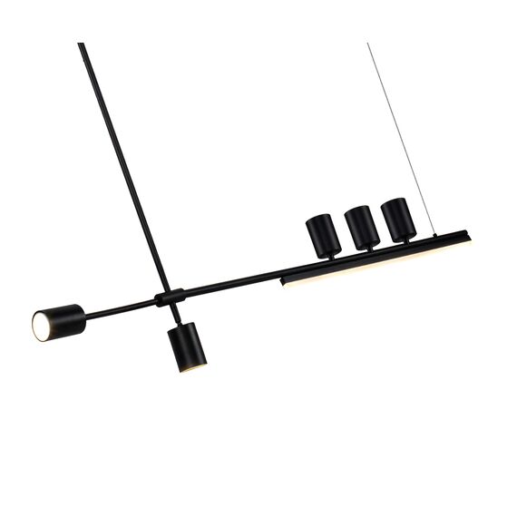 Kink Light 07618-150,19 Люстра Рия черный L150 h116/86/46 GU10 5*5W+Led 15W (4000K) (лампы в комплекте), изображение 2