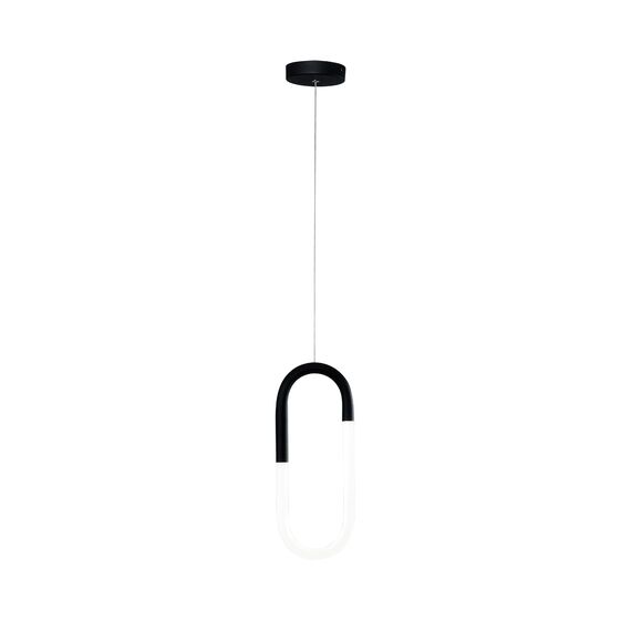 Kink Light 08271,19(4000K) Подвес Канто черный d14 h200 (высота корпуса светильника h34) Led 12W (4000K), изображение 4