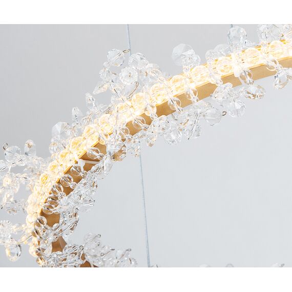 Kink Light 08242,36A Подвес Лаура латунь d40 h150 Led 20W (3000K), изображение 4