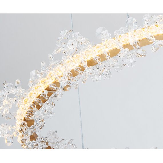 Kink Light 08244,36A Подвес Лаура латунь d80 h150 Led 40W (3000K), изображение 4