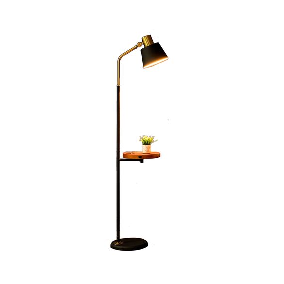 Kink Light 07023 Торшер Арден черный/бронза w40*30 h170 E27 1*40w